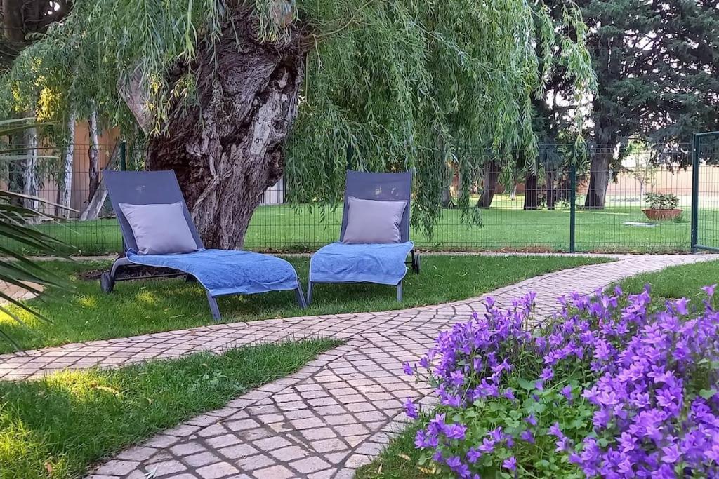 Logement lumineux, entièrement rénové avec jardin Caumont-sur-Durance Esterno foto